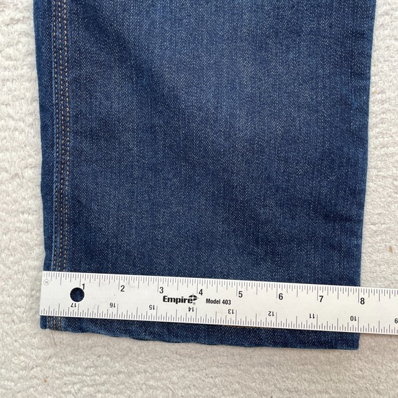 Origin Jeans Men's Size 34X34 Blue Straight Legit Fit Stretch Maine USA Jocko - Picture 10 of 14